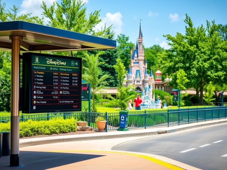 Como Ir para os Parques da Disney de Ônibus: Um Guia Completo